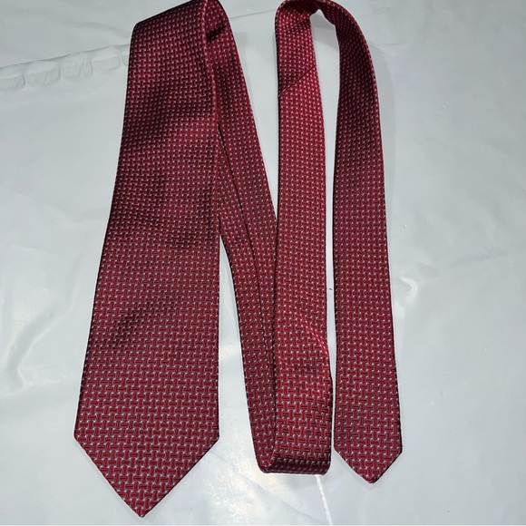 Brooks Brothers Red Blue Design Silk Neck Tie Made in USA Woven in Italy 58” Men - Picture 15 of 15